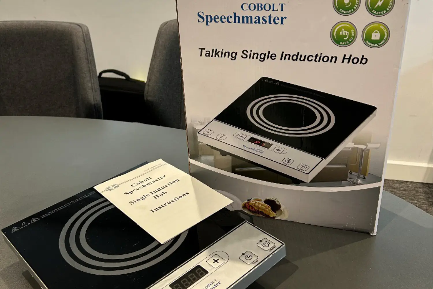 A photo of COBOLT Speechmaster – Talking Single Induction Hob.